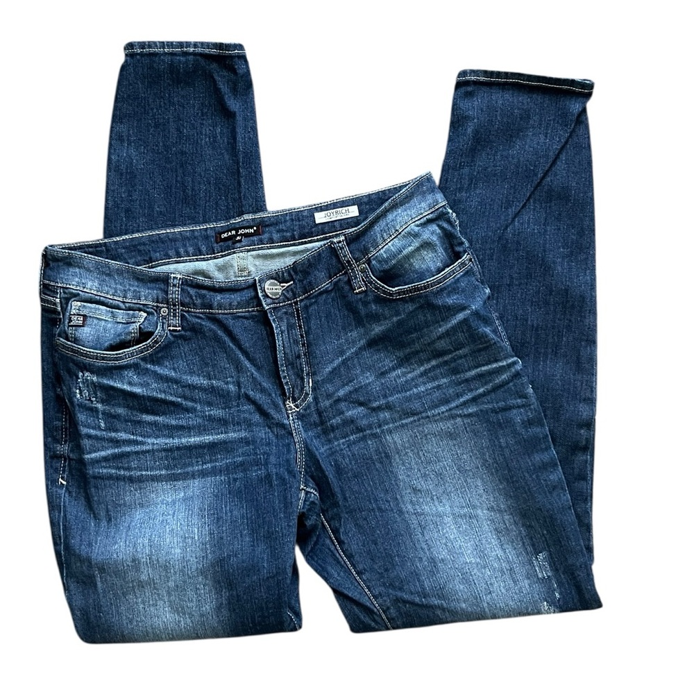 Dear John Joyrich dark wash blue denim skinny jeans